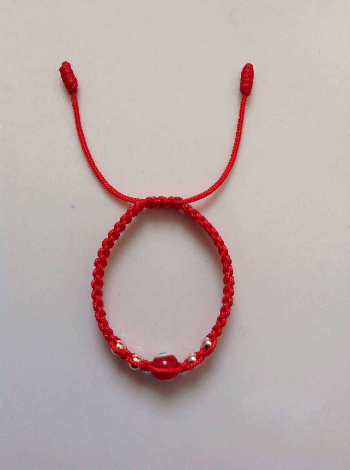 Baby Rot Bösen Blick Armband Gute Glück Und Schutz Mit Gold Perlen von EAARTSINC