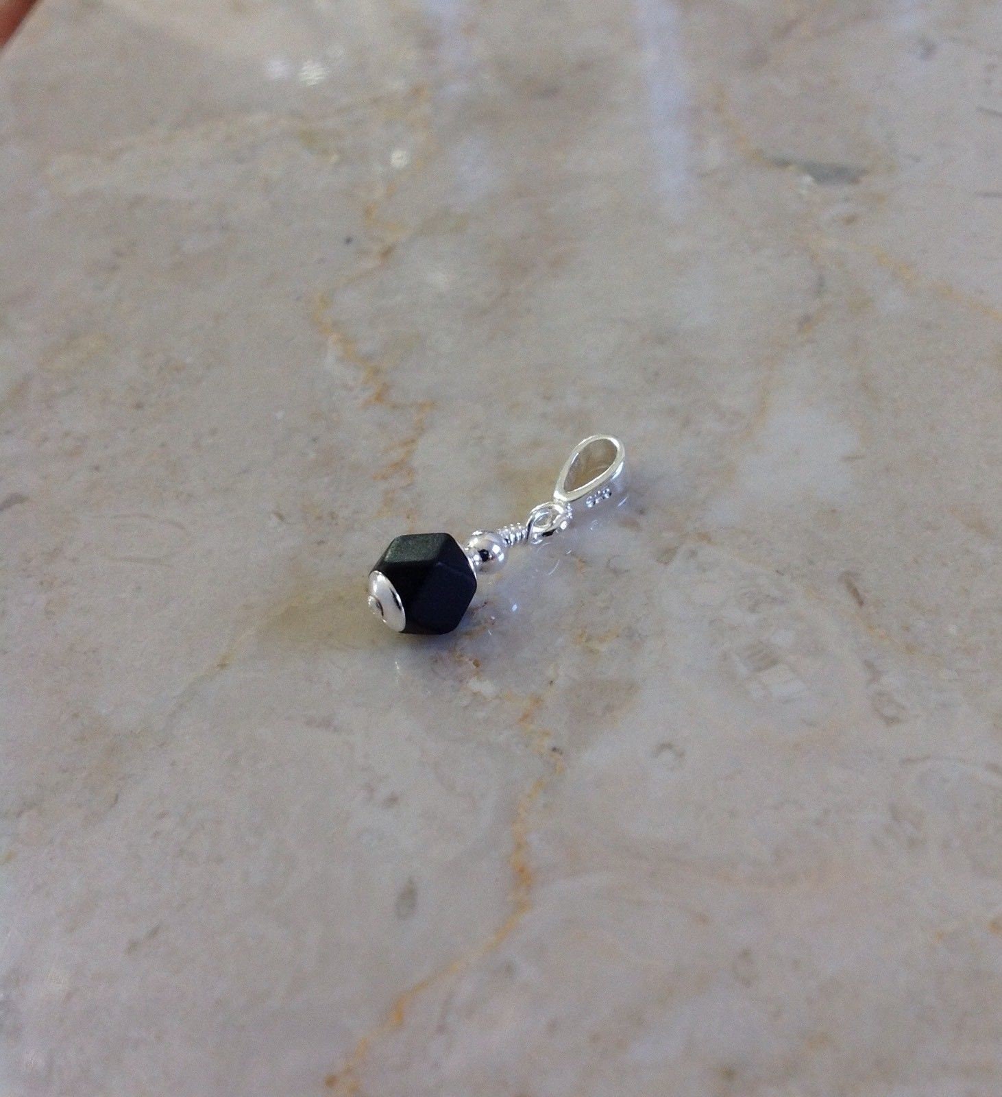 Nuevo Colgante Azabache Plata 925 - Genuino 100% von EAARTSINC