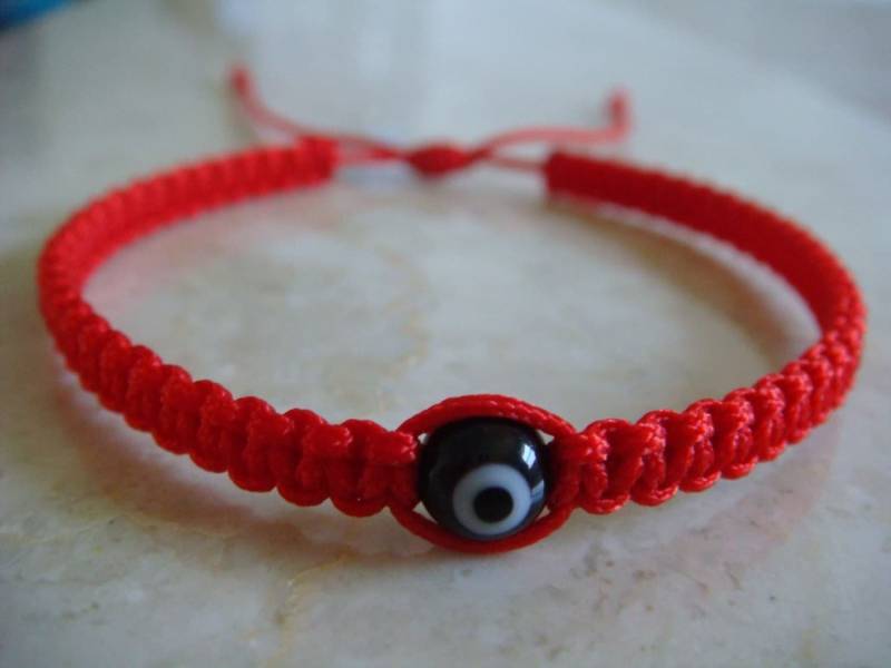 Rote Schnur Armband Kabbala Evil Eye Schmuck Kleine Rote Rote Schnur Armband Kabbala Evil Eye Schmuck Kleine Rote von EAARTSINC