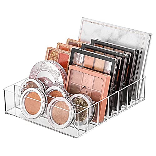 EACTEL Lidschatten-Paletten-Organizer, 7 Fächer, unterteilt, Make-up-Acryl-Paletten-Organizer, Halter für Kosmetik, Make-up von EACTEL