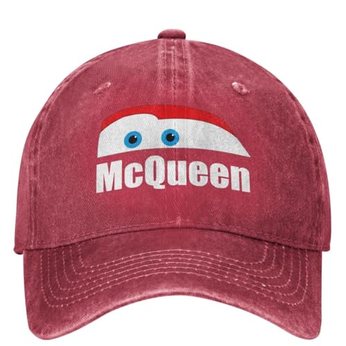 Baseball Kappen Autos Blitz McQueen Logo Casual Frühling Rot Cartoon Trucker Hut Sport Hip Hop Frauen Männer Geschenk von EAEQKOUC