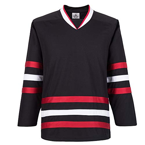 EALER H900 Series Ice Hockey League Team Color Blank Practice Jersey, E031#schwarz, Mittel EALER H900 Series Ice Hockey League Team Color Blank Practice Jersey, E031#schwarz, Mittel von EALER
