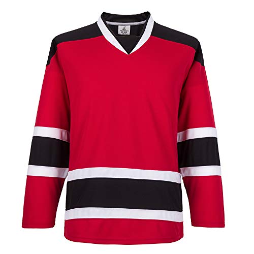 Ealer H900 Serie Eishockey-Trikot für Damen und Herren - Rot - Groß von EALER