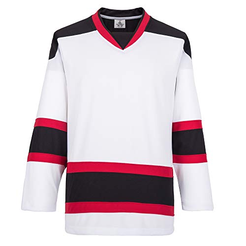 Ealer H900 Serie Eishockey-Trikot für Damen und Herren - Weiß - X-Groß von EALER