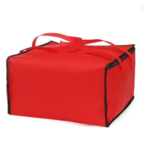 Pizza Lieferbox,Pizza Liefertasche Pizza-Lebensmittel-Lieferbeutel, isolierter Thermo-Aufbewahrungshalter, Outdoor-Picknick-Mittagessen-Tasche, Auto-Eisbeutel, Kühlschrank-Tasche ( Color : 46x33x25cm von EALLEN