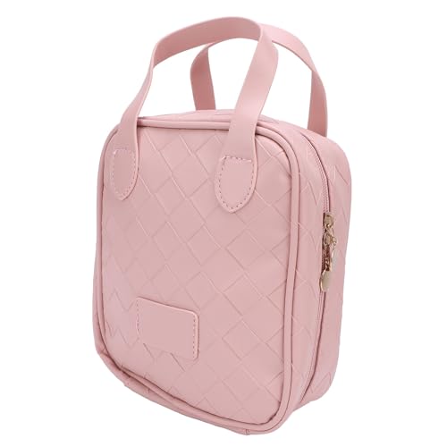 Kosmetiktasche Toiletttasche PU Leder Mit Griff Große Kapazität Organizer Für Makeup Reise Und Alltag Damen von EALRIDV