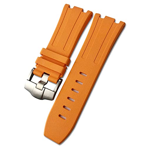 EAMOM 28 mm fluoriertes Silikonarmband für Audemars AP 15703 Armband 15710 Zubehör Uhrenarmband, 28mm, Achat EAMOM 28 mm fluoriertes Silikonarmband für Audemars AP 15703 Armband 15710 Zubehör Uhrenarmband, 28mm, Achat von EAMOM