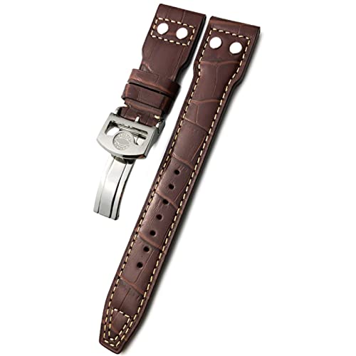 EAMOM Uhrenarmband aus Kalbsleder, 20 mm, 21 mm, 22 mm, passend für IWC Watch Big IW5009 Spitfire IW3777 Le Pe Prince Mark, 22 mm, Achat EAMOM Uhrenarmband aus Kalbsleder, 20 mm, 21 mm, 22 mm, passend für IWC Watch Big IW5009 Spitfire IW3777 Le Pe Prince Mark, 22 mm, Achat von EAMOM
