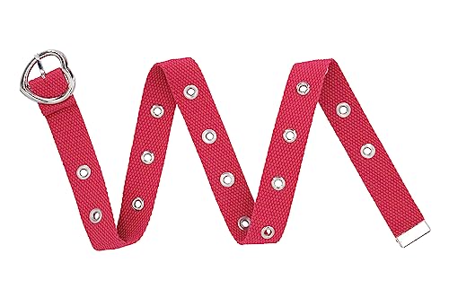 EANAGO Stoffgürtel >ELFENTRAUM< für Kinder - moderner & weicher Kindergürtel aus Baumwolle für Mädchen von 3-15 Jahren – children´s belt (pink) von EANAGO