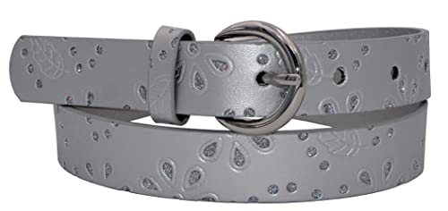 EANAGO Gürtel >STARLIGHT< für Kinder - glitzernder Kindergürtel - Glitzergürtel - moderner Gürtel für Kinder - Kindergürtel Mädchen – children´s belt von EANAGO