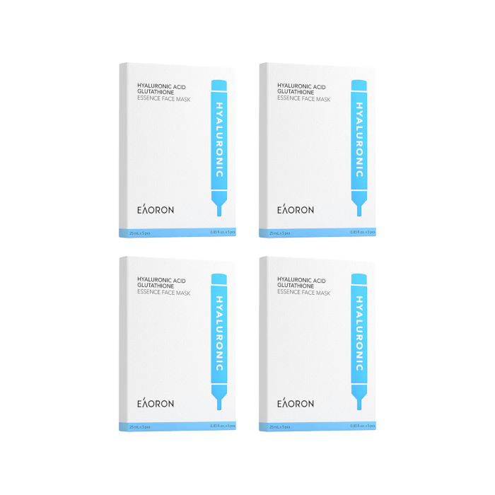 EAORON - Hyaluronic Acid Glutathione Essence Face Mask - 20pcs Set von EAORON