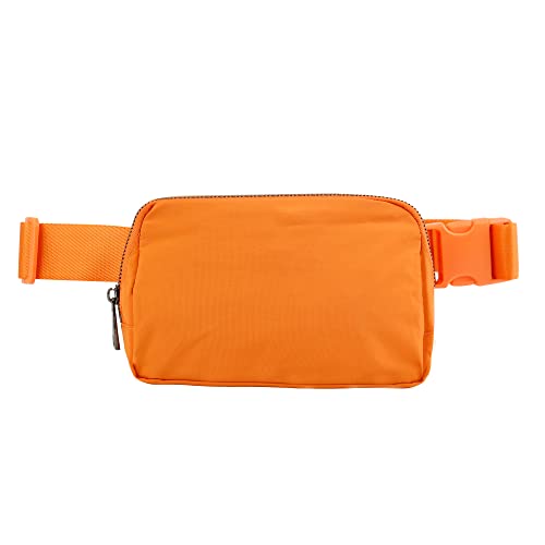 Bauchtasche, Umhängetasche, kleine Hüfttasche, Gürteltasche für Damen und Herren, wasserdicht, überall, Orange/Abendrot im Zickzackmuster (Sunset Chevron) von EASRTA