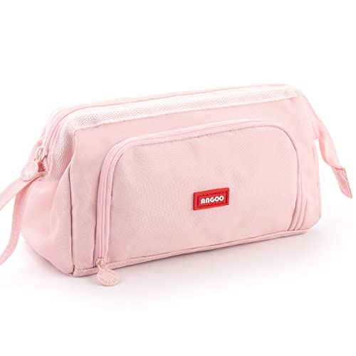 EASTHILL Federmäppchen mit grossem Pencil case Tragbare Stifttasche Tragbare kosmetisches Office High School Organizer College Studentin Mädchen Jugendliche Mädchen-Pink von EASTHILL