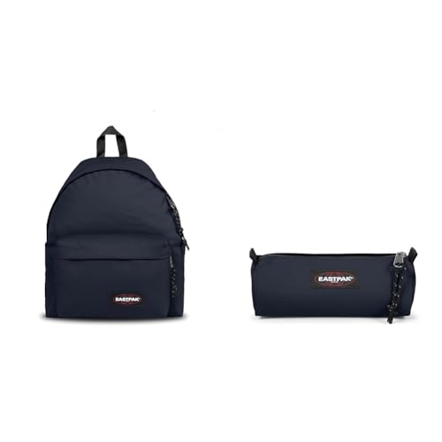 EASTPAK Padded PAK'R Rucksack, 103 cm, 99 L, Ultra Marine (Blau) & BENCHMARK Single Federmäppchen, 27 cm, 3 L, Ultra Marine (Blau) von EASTPAK