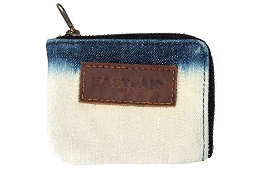 Eastpak L6 Single Wallet EK781712, Unisex, White/Blue Jeans, 8 cm, 0,8 l. von EASTPAK