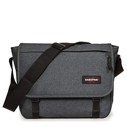 EASTPAK - Delegate + - Umhängetasche, 20 L, Black Denim (Grau) von EASTPAK