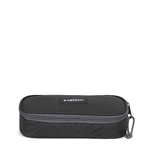 Eastpak Federmäppchen, oval, 22 cm, Kontrastqualität, Grau (Schwarz), Kontrastgrad: Grau, 5 x 22 x 9, Klassisch von EASTPAK