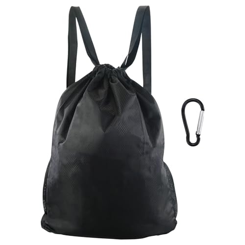 EASYKEENECOM Stoffbeutel mit Kordelzug, Wasserdichter Turnbeutel & Rucksack mit Kordelzug, Sport- & Schwimmtasche, Gymsack für Herren & Damen, ideal für Schule, Reisen, Fitness & Schwimmen von EASYKEENECOM