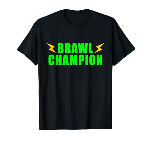 EAT SLEEP BRAWL CHAMP GESCHENK DAMEN HERREN KINDER JUNGEN T-Shirt von EAT BRAWL SLEEP BRAWL REPEAT SPORT GESCHENK KINDER