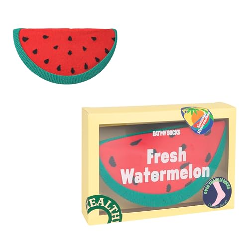 EAT MY SOCKS - Originelle und lustige Socken - Design in Form einer Wassermelone - High Top Socken - Komfort und Haltbarkeit - Ideal für Männer und Frauen - Größe 36 bis 45-1 Paar von EAT MY SOCKS