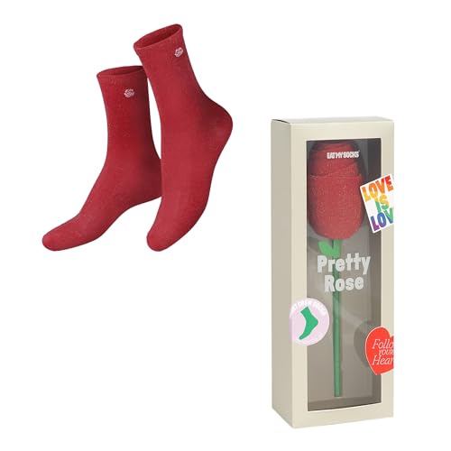 EAT MY SOCKS - Originelle und lustige Socken - Design in Rosenform - Low Top Socken - Komfort und Haltbarkeit - Ideal für Männer und Frauen - Größen 36 bis 45-1 Paar von EAT MY SOCKS