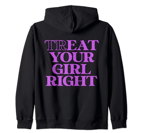 TREAT YOUR GIRL RIGHT X EAT YOUR GIRL RIGHT - BACKPRINT Kapuzenjacke von EAT YOUR GIRL RIGHT X TREAT YOUR GIRL RIGHT