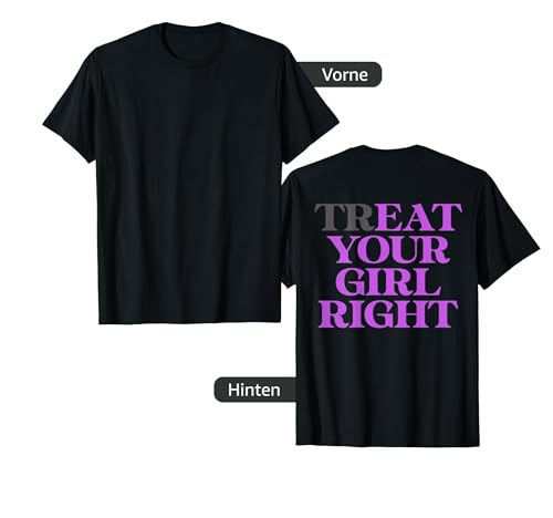TREAT YOUR GIRL RIGHT X EAT YOUR GIRL RIGHT - BACKPRINT T-Shirt von EAT YOUR GIRL RIGHT X TREAT YOUR GIRL RIGHT