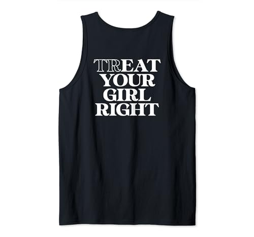 TREAT YOUR GIRL RIGHT X EAT YOUR GIRL RIGHT - BACKPRINT Tank Top von EAT YOUR GIRL RIGHT X TREAT YOUR GIRL RIGHT