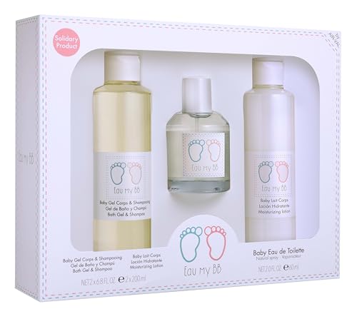 Eau my BB set Eau de Toilette 60ml, Gel de Baño y Champú 200ml y Loción Hidratante 200ml von EAU MY BB