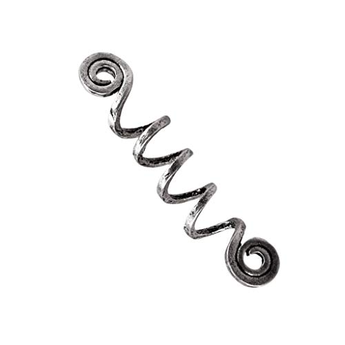 Haarklammer, Haarschmuck, Damen-Spiral-Haarnadel, silbrig, Aieral Show-Haarschmuck, 5 cm von EAUSO