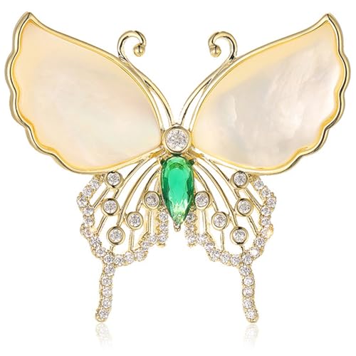 EAVUYIS Frauen Mädchen Sicherheit Schmetterling Broschen Pins Dame Strass Broschen Schmuck Dekorative Broschen Pins Broschen & Anstecknadeln von EAVUYIS