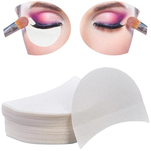 EAVUYIS Lidschatten Protector Pads, 150 Stück Lidschattenschild, Patches Lidschatten Schablonen, für Make-up Verwenden, zur Verhinderung von Wimpernverlängerung, Tönung von EAVUYIS