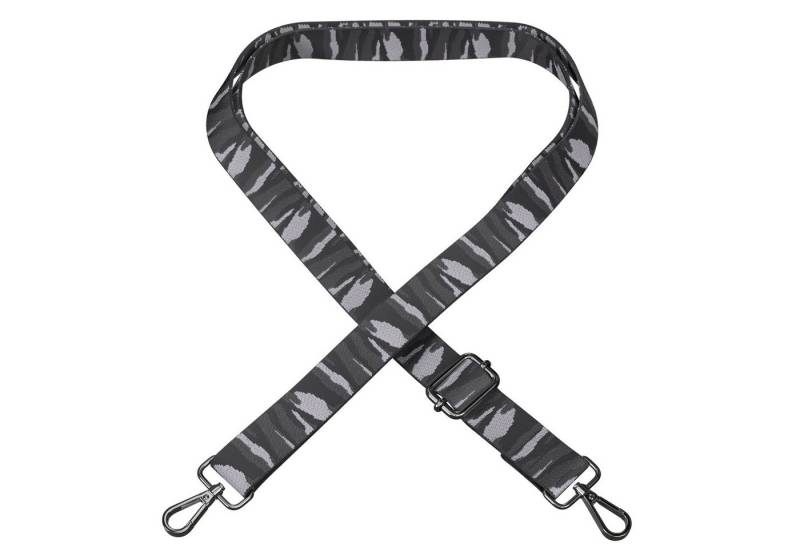 EAZY CASE Schulterriemen Ersatz Taschenriemen Boho Style DIY Ersatz-Handtaschenband im Boho-Design – Grau Camouflage von EAZY CASE