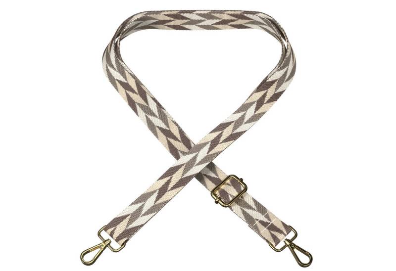 EAZY CASE Schulterriemen Ersatz Taschenriemen Boho Style Stylisches Mix Style Crossbag-Band in Braun / Taupe Mix von EAZY CASE