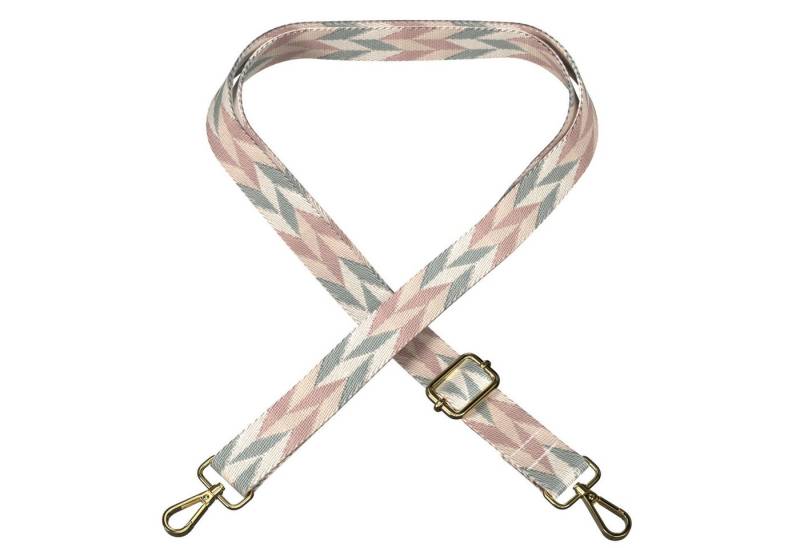 EAZY CASE Schulterriemen Ersatz Taschenriemen Boho Style Stylisches Mix Style Crossbag-Band in Mint Rosa Mix von EAZY CASE