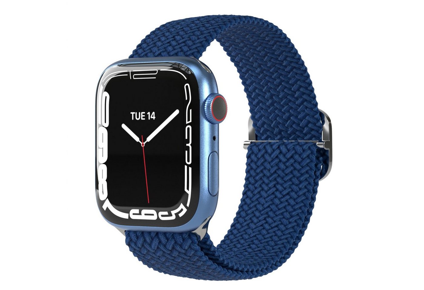 EAZY CASE Uhrenarmband Flechtband für iWatch 10 9 8 7 6 5 4 3 2 SE Ultra, Sport Loop Laufband geflochten Damen Herren Uhrenband Jogging Blau EAZY CASE Uhrenarmband Flechtband für iWatch 10 9 8 7 6 5 4 3 2 SE Ultra, Sport Loop Laufband geflochten Damen Herren Uhrenband Jogging Blau von EAZY CASE