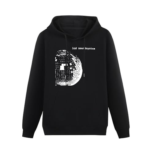 LCD Soundsystem Men Cartoon Hoodie Unisex Sweatshirt Casual Pullover Hooded Black S von EAtsia