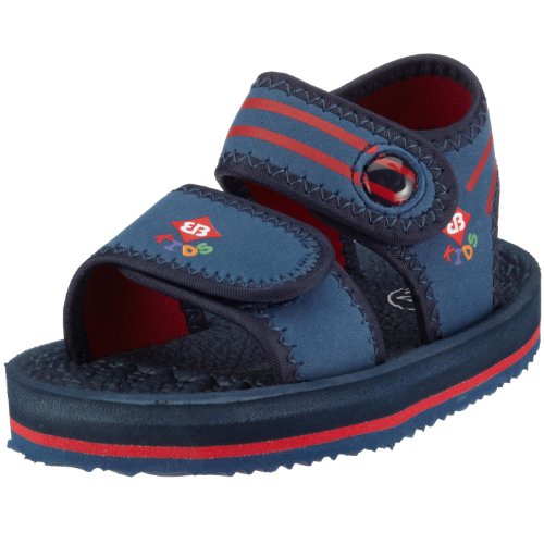 EB-Kids Bee V 651049, Jungen Sandalen/Bade-Sandalen, blau, (marine-rot), EU 21 von EB kids