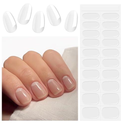 EBANKU UV Gel Nagelfolie, 20 PCS Klar Nagelfolie Selbstklebend | Gel UV Stickers | UV Gel Strips Nagelaufkleber Härtend mit Nagelfeile und Stick fur Frauen Mädchen Nageldekoration EBANKU UV Gel Nagelfolie, 20 PCS Klar Nagelfolie Selbstklebend | Gel UV Stickers | UV Gel Strips Nagelaufkleber Härtend mit Nagelfeile und Stick fur Frauen Mädchen Nageldekoration von EBANKU