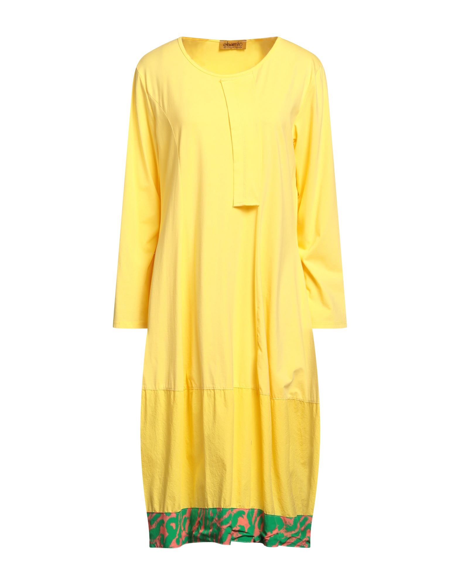 EBARRITO Midi-kleid Damen Gelb von EBARRITO