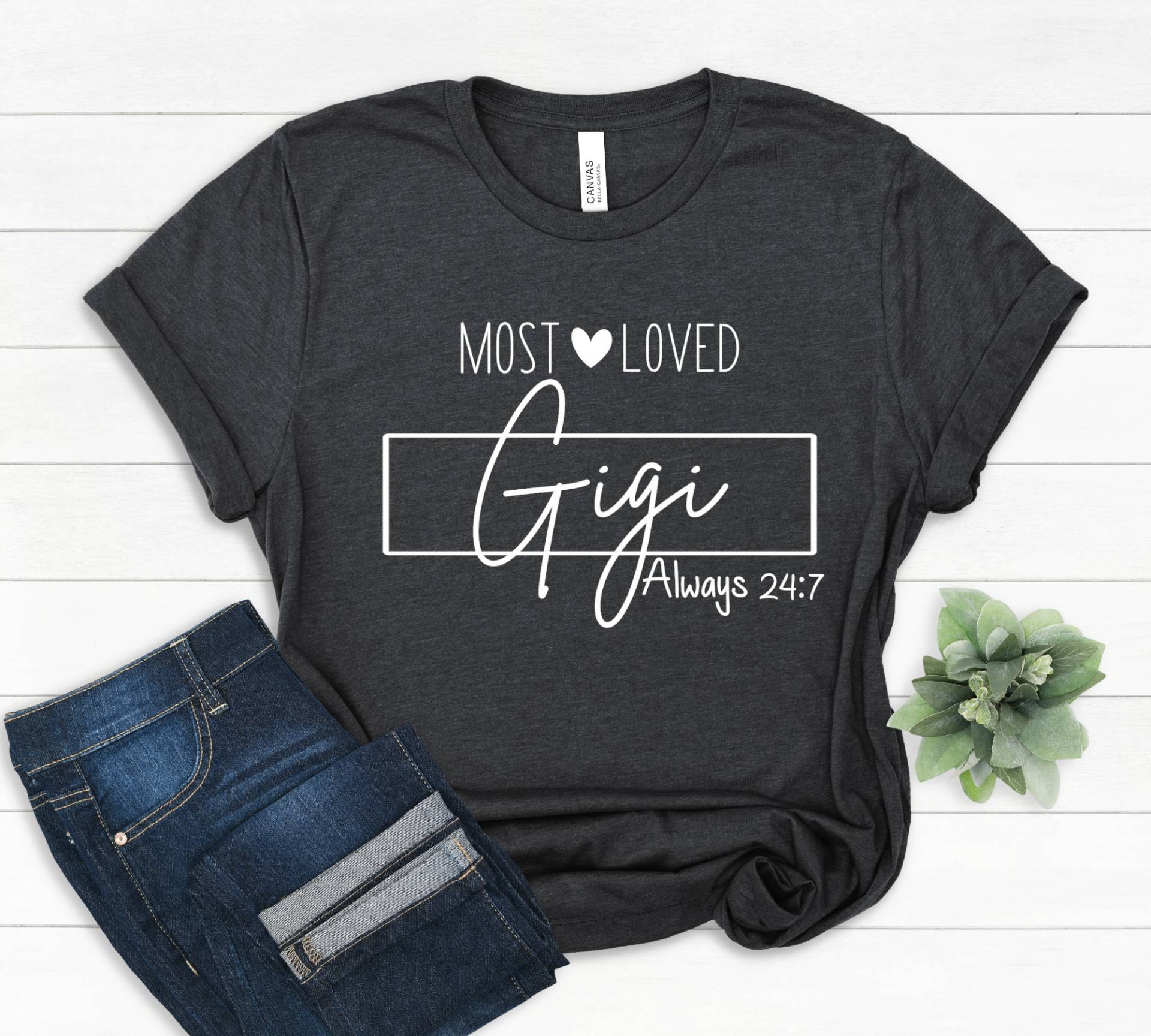 Die Meiste Liebe Gigi Shirt, Geschenk Für Oma, T-Shirt, Oma Cooles Nana Geschenk, Muttertagsgeschenk, Großmutter Shirt von EBBADesignUS