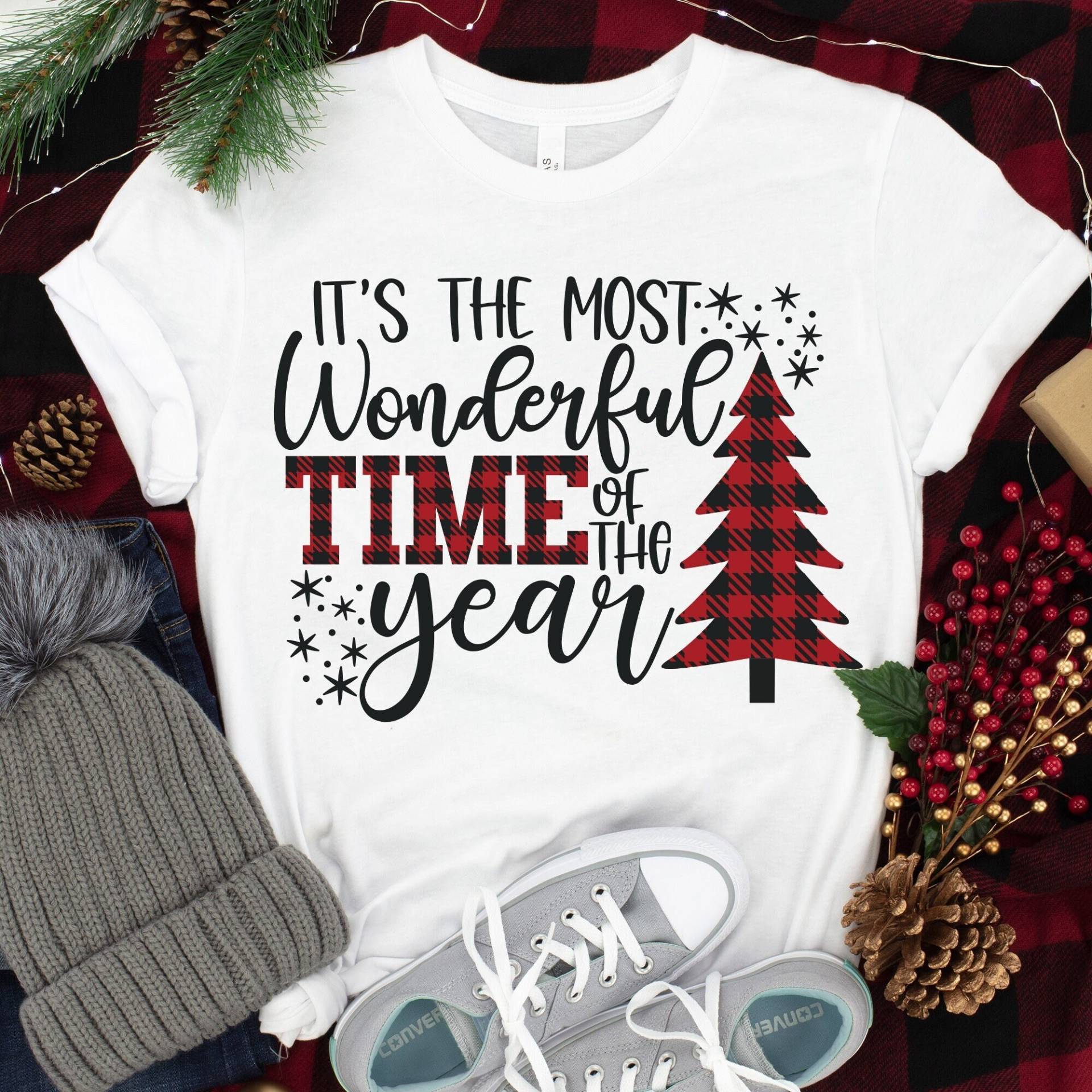Es Ist Die Schönste Zeit Des Jahres Shirts, Weihnachten Familie Passende Weihnachts Urlaub von EBBADesignUS