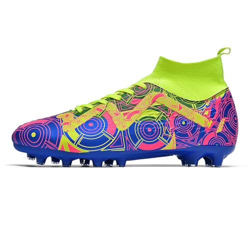 EBGRF High-Top Fußballschuhe für Herren : Anti-Rutsch Spikes Fussballschuhe Jugendliche Professionelle Wettkampf Training Sportschuhe für weichen Boden/Kunstrasen EBGRF High-Top Fußballschuhe für Herren : Anti-Rutsch Spikes Fussballschuhe Jugendliche Professionelle Wettkampf Training Sportschuhe für weichen Boden/Kunstrasen von EBGRF