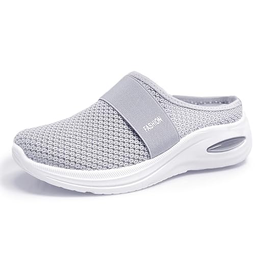 EBGRF Leicht Hausschuhe für Damen : Atmungsaktiv Mesh Gartenschuhe Outdoor rutschfeste Walkingschuhe Slip-On Plateau Clogs Sommer Strandsandalen Orthopädische Freizeitschuhe EBGRF Leicht Hausschuhe für Damen : Atmungsaktiv Mesh Gartenschuhe Outdoor rutschfeste Walkingschuhe Slip-On Plateau Clogs Sommer Strandsandalen Orthopädische Freizeitschuhe von EBGRF