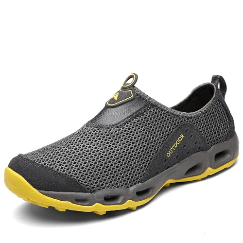 EBGRF Sommer Wanderschuhe für Damen : Unisex Leichte Bequem Walkingschuhe Slip On Atmungsaktiv Mesh Freizeitschuhe Outdoor rutschfest Laufschuhe Sportschuhe Joggingschuhe EBGRF Sommer Wanderschuhe für Damen : Unisex Leichte Bequem Walkingschuhe Slip On Atmungsaktiv Mesh Freizeitschuhe Outdoor rutschfest Laufschuhe Sportschuhe Joggingschuhe von EBGRF