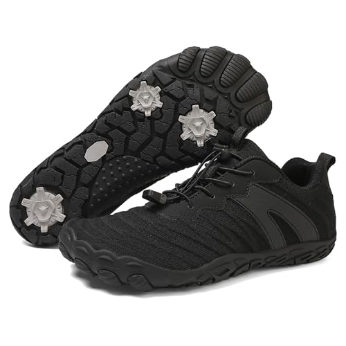 EBGRF rutschfest Barfußschuhe Damen Herren Leicht Atmungsaktiv Traillaufschuhe Wanderschuhe Schnell Trocknend Strandschuhe Unisex Fitnessschuhe Barfussschuhe für Wassersport Yoga Strand von EBGRF