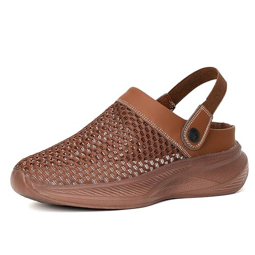 EBGRF rutschfeste Gartenclogs für Herren : Unisex Leichtem Hausschuhe Atmungsaktivem Mesh Platform Clogs Sommer Strand Freizeit Pantoletten Gr.39-44 EBGRF rutschfeste Gartenclogs für Herren : Unisex Leichtem Hausschuhe Atmungsaktivem Mesh Platform Clogs Sommer Strand Freizeit Pantoletten Gr.39-44 von EBGRF