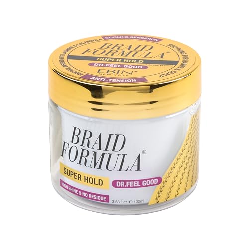 EBIN Braid Formula Dr. Feel Good Gel für Damen und Herren - 100 ml - Intensiver Halt und sofortige Frische für perfekte Zöpfe EBIN Braid Formula Dr. Feel Good Gel für Damen und Herren - 100 ml - Intensiver Halt und sofortige Frische für perfekte Zöpfe von EBIN NEW YORK