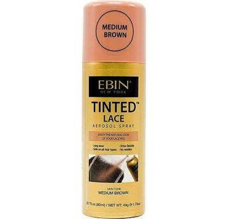 EBIN New York Haarspray Ebin New York TINTED LACE SPRAY - MEDIUM BROWN 80ml von EBIN  New York