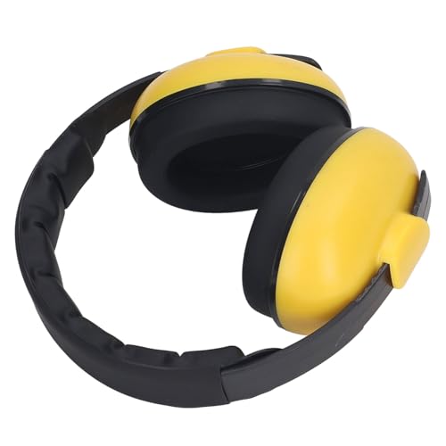 EBTOOLS Bequeme Geräuschreduzierung Ohrschützer NRR 31 DB für Hör, Faltbares Design, Arbeit und Mehr - Gelb von EBTOOLS